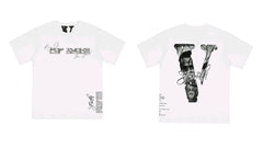 Vlone x Pop Smoke Tribute Portrait Graphic T-Shirt - White