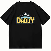 Who is your daddy? Who is your dad? Fun parody James short sleeved men and women 2024 spring and summer trend