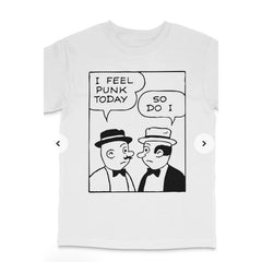 I feel punk today T-shirt. I feel like it's a waste short sleeved T-shirt for men. 2026 summer loose fit