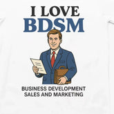 i love Bdsm funny t-shirt很喜欢商业美式短袖T恤男2026宽松休闲