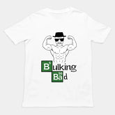 Bulking Bad, Breaking Bad, Poison Master, Fitness, Muscle Building, Fun Printed T-shirt, American style parody sports, 2026 trend