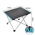 Ultralight Portable Folding Camping Table Foldable Outdoor Dinner Desk High Strength Aluminum Alloy For Garden Party Picnic BBQ