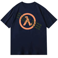 Elon Musk's Fun Text Casual Versatile Round Neck Short sleeved T-shirt for Men and Women 2025 New Summer Collection