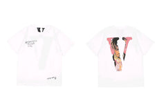 Vlone x Juice WRLD Tribute Portrait Graphic T-Shirt - White