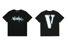 Vlone Pulse Wave Graphic T-Shirt - Black