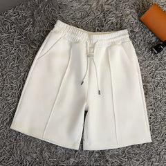 2026 Summer New Men's Casual Pants Fashion Versatile Sports Shorts Trendy Handsome Loose Straight Leg Pants