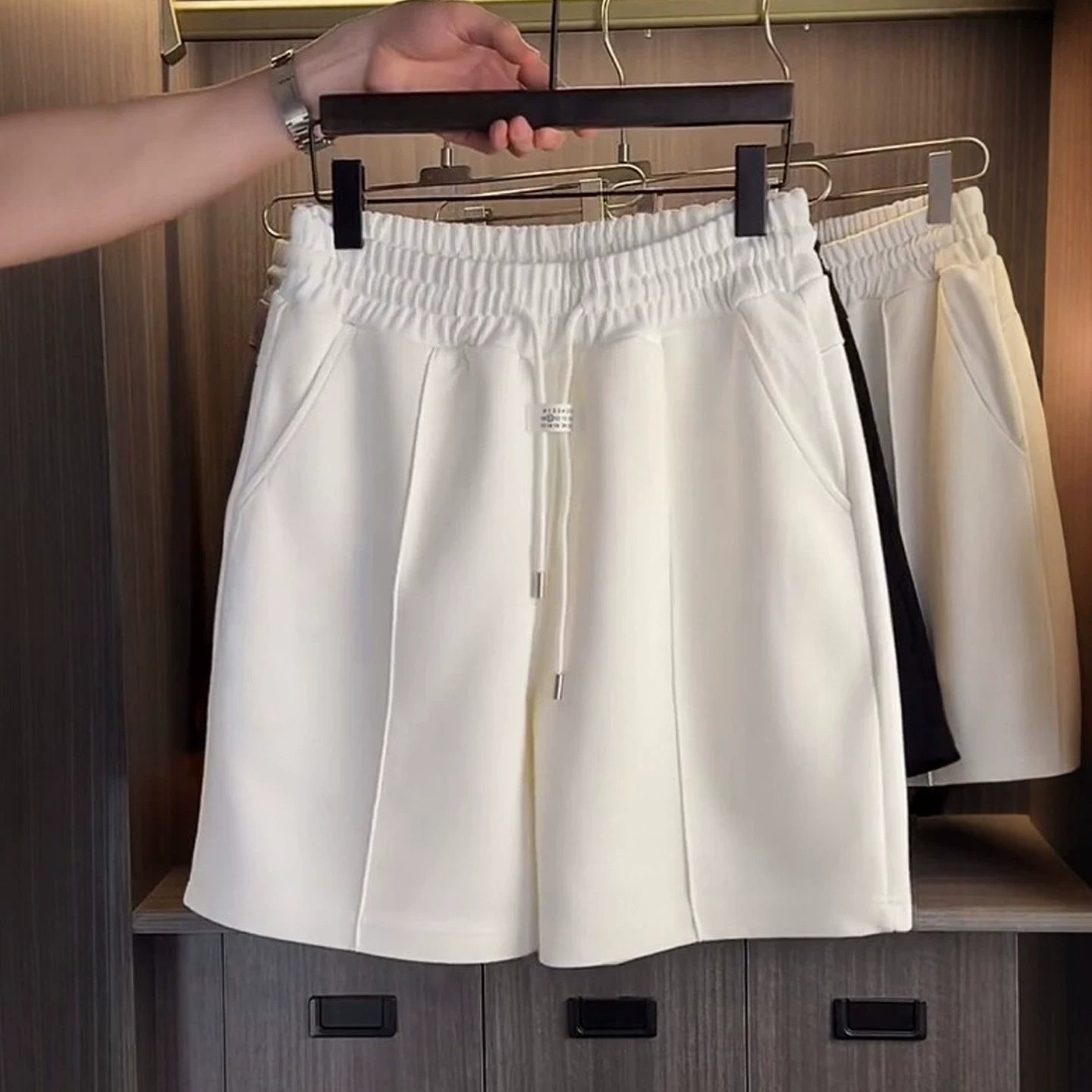 2026 Summer New Men's Casual Pants Fashion Versatile Sports Shorts Trendy Handsome Loose Straight Leg Pants