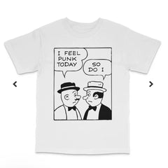 I feel punk today T-shirt. I feel like it's a waste short sleeved T-shirt for men. 2026 summer loose fit