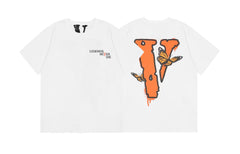 Vlone x Juice WRLD "Legends Never Die" Butterfly T-Shirt - White