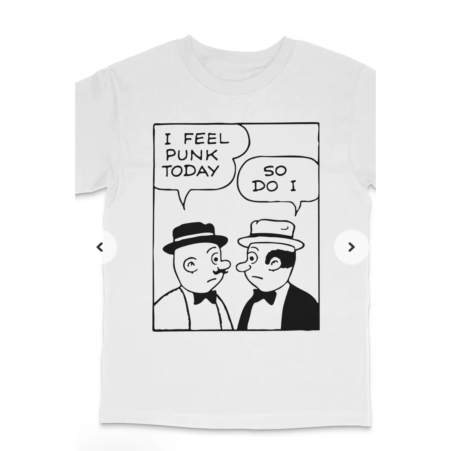 I feel punk today T-shirt. I feel like it's a waste short sleeved T-shirt for men. 2026 summer loose fit
