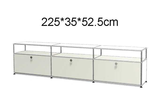 Module Furniture  Storage Modular DIY Shelf Sideboard Customized Size Night Stand Cabinet Stainless Steel Home Use