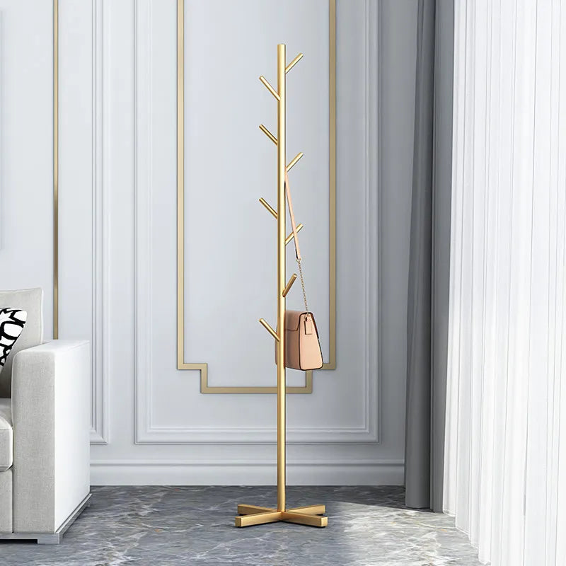 Marble Household Clothes Rack, Floor-Standing Bedroom Simple Clothes Rack, Trendy Coat Rack, Clothes Hanger, Storage Rack