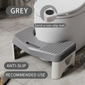 Comfort Toilet Stool for Adult Kids Pregnant Women, Squatting Aid Footstool.