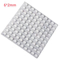 100Pcs Hot Sale Self Adhesive Round Silicone Rubber Bumpers Soft Transparent Black Anti Slip shock absorber Feet Pads Damper