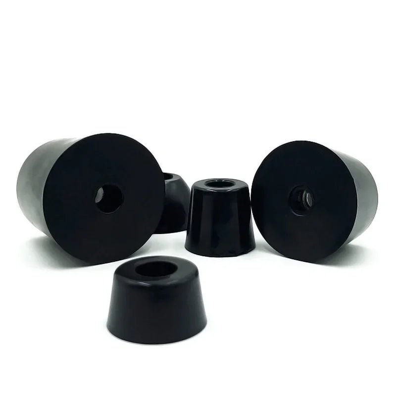 8pcs Rubber Shock Absorbing Feet, Anti-Vibration Pads for Furniture,Speaker,Washing Machine,Non-Slip Floor Protector with Gasket
