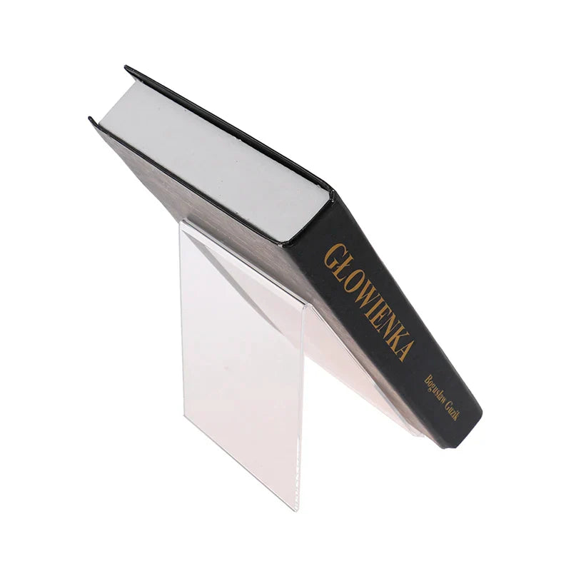 1pc Acrylic Book Display Stand Photo Frame Brochure Artwork Holder Organizer