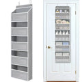 5 Layer Hanging Organizer Over The Door Organizer Hanging Storage With 5 Mesh Pockets For Pantry Bathroom Bedroom Kitchen Dorm