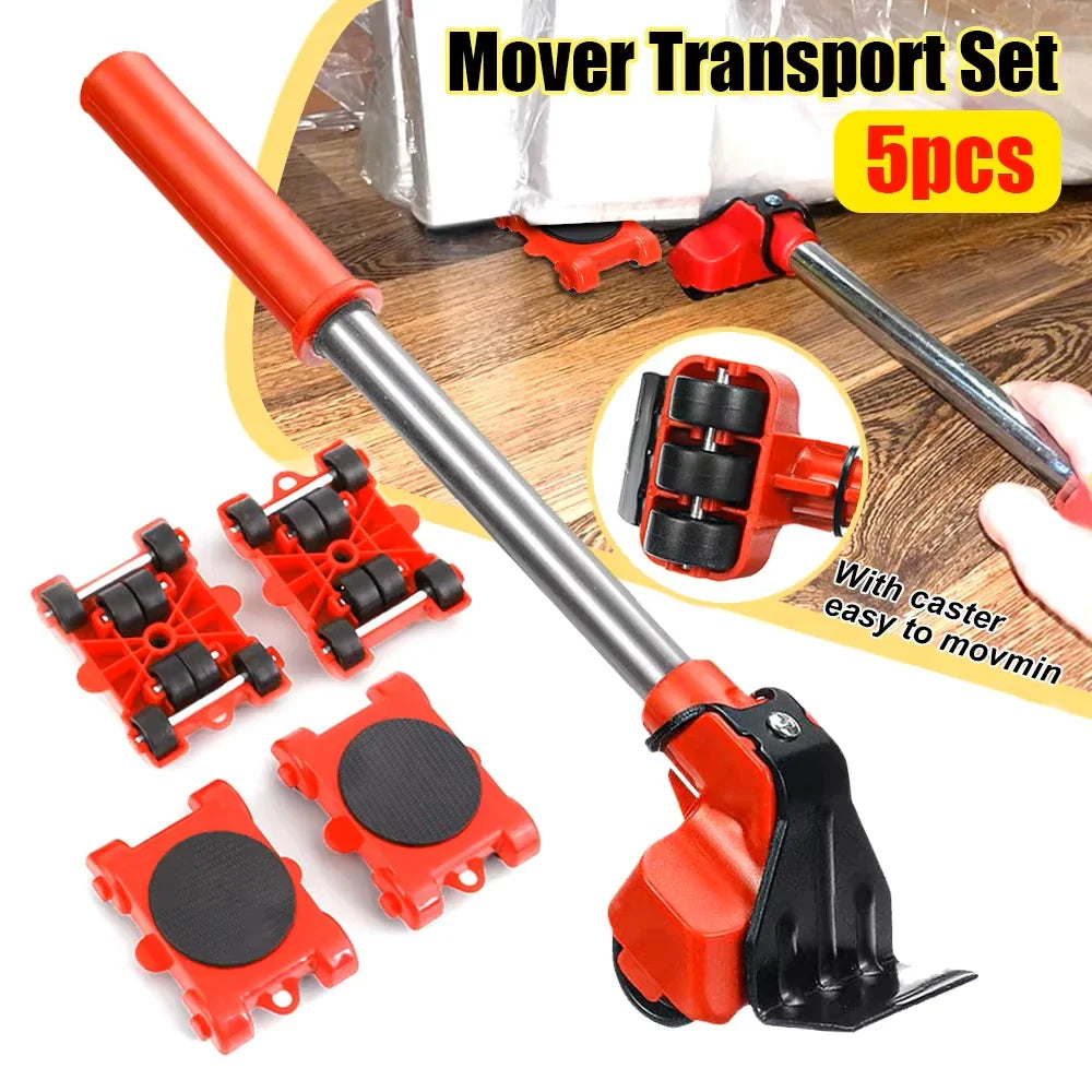 Heavy Duty Furniture Lifter Furniture Mover Set 880LBS Mover Roller Tranport Tool Lifting Moving Furniture Helper Transport Tool