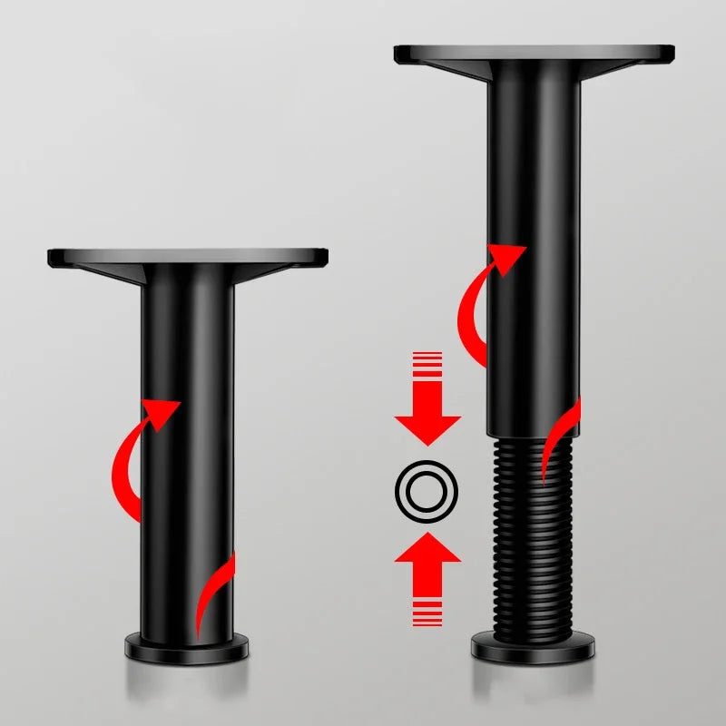 Beam support foot telescopic adjustable bed strengthened plastic furniture feet sofa feet bed bottom load-bearing bracket
