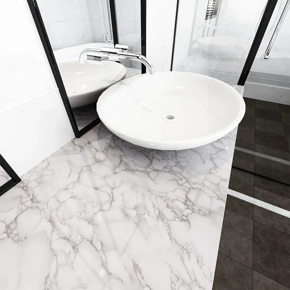 Marble Contact Paper for Countertops, Removable Wallpaper Peel and Stick, Self Adhesive Counter Top Waterproof for Kitchen Backs