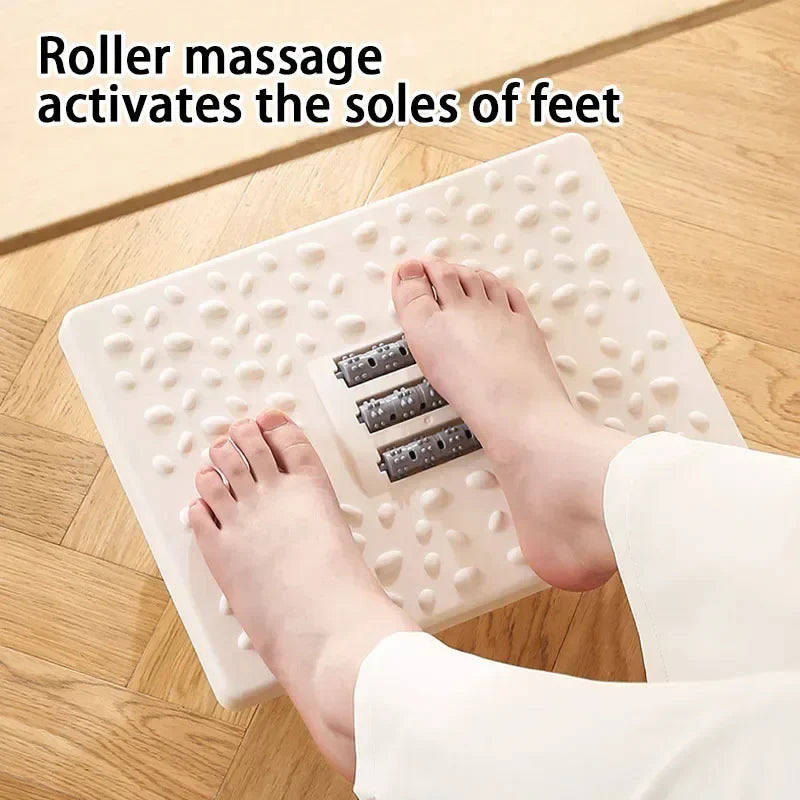 NEW Portability Foot Rest Under Desk Footrest Ergonomic Foot Stool With Massage Rollers Foot Rest For Home Office Work
